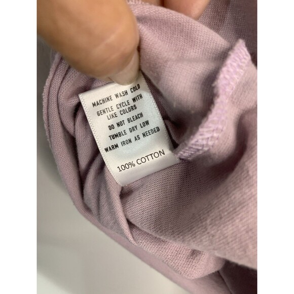 Sovereign Code men's L Multicolor Mauve Cotton Short Sleeve Henley - Picture 8 of 8